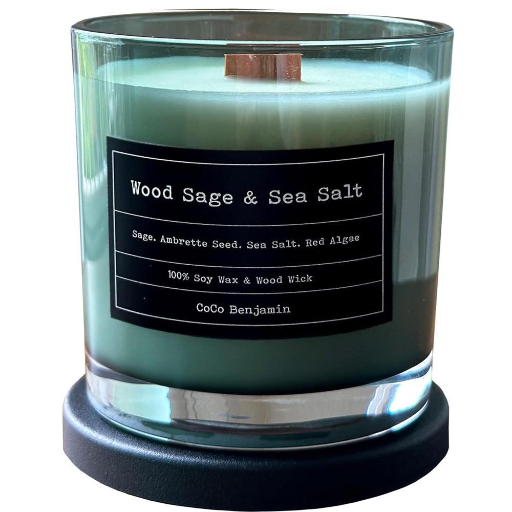 Scented Candle Wood Sage Sea Salt Candle Wood Sage Sea Salt